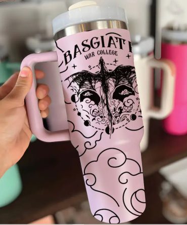 Basgiath War College Fourth Wing Custom Stanley Quencher 40Oz Stainless Steel Tumbler With Handle