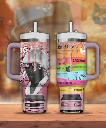 Bastard By Tyler Music Custom Stanley Quencher 40Oz Stainless Steel Tumbler