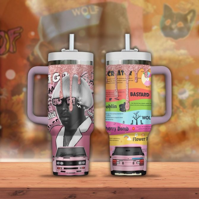 Bastard By Tyler Music Custom Stanley Quencher 40Oz Stainless Steel Tumbler