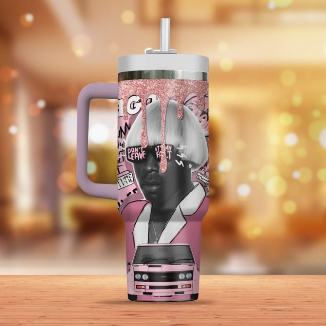 Bastard By Tyler Music Custom Stanley Quencher 40Oz Stainless Steel Tumbler - Image 2
