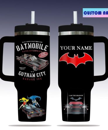 Batman Movies Custom Stanley Quencher 40Oz Stainless Steel Tumbler