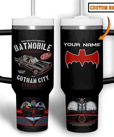 Batman Movies Custom Stanley Quencher 40Oz Stainless Steel Tumbler