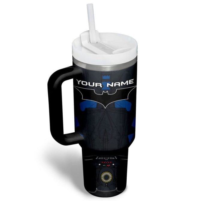 Batman Movies Custom Stanley Quencher 40Oz Stainless Steel Tumbler - Image 6