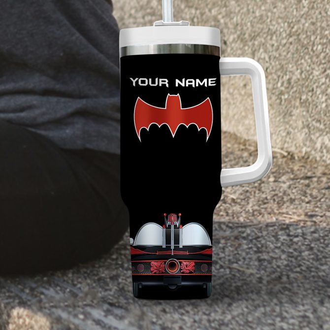 Batman Movies Custom Stanley Quencher 40Oz Stainless Steel Tumbler - Image 2