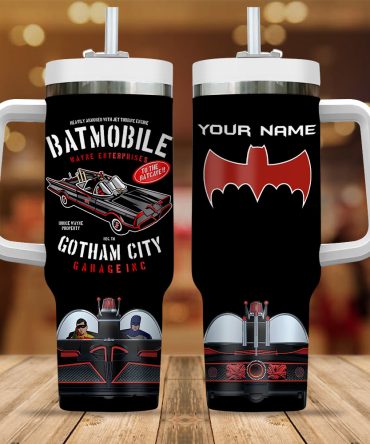 Batman Movies Custom Stanley Quencher 40Oz Stainless Steel Tumbler