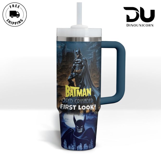 Batman Movies Custom Stanley Quencher 40Oz Stainless Steel Tumbler With Handle - Image 2