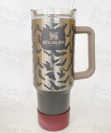 Bats Custom Stanley Quencher 40Oz Stainless Steel Tumbler