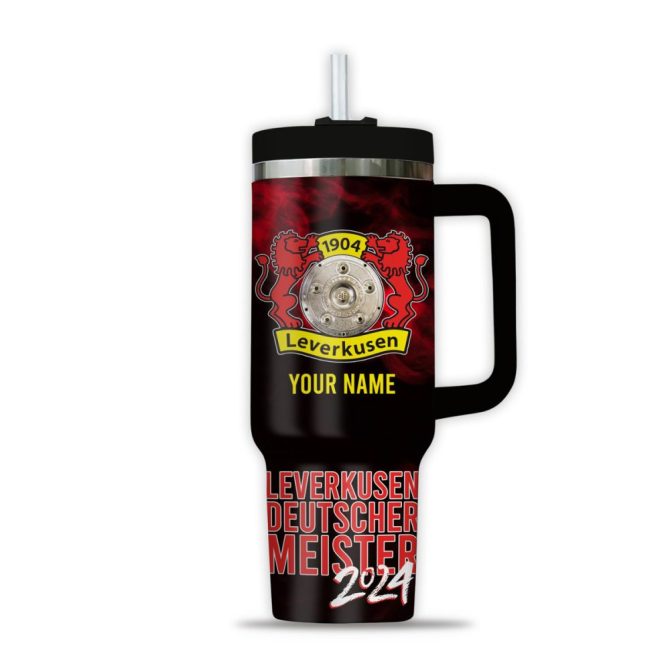 Bayer 04 Leverkusen Bundesliga Custom Stanley Quencher 40Oz Stainless Steel Tumbler - Image 3