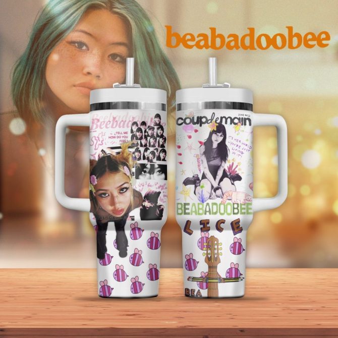 Beabadoobee Music Custom Stanley Quencher 40Oz Stainless Steel Tumbler