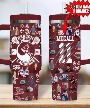 Beacon Hills Lacrosse Movies Custom Stanley Quencher 40Oz Stainless Steel Tumbler