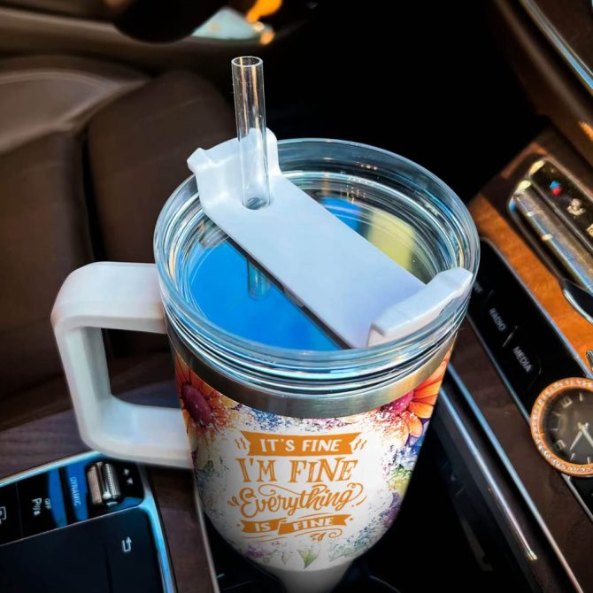 Beauty And The Beast Disney Princess Cartoon Custom Stanley Quencher 40Oz Stainless Steel Tumbler With Handle - Image 4