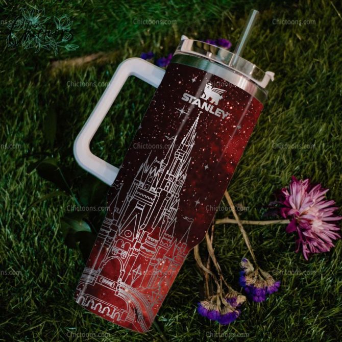Beauty And The Beast Movies Custom Stanley Quencher 40Oz Stainless Steel Tumbler - Image 5