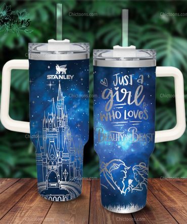 Beauty And The Beast Movies Custom Stanley Quencher 40Oz Stainless Steel Tumbler