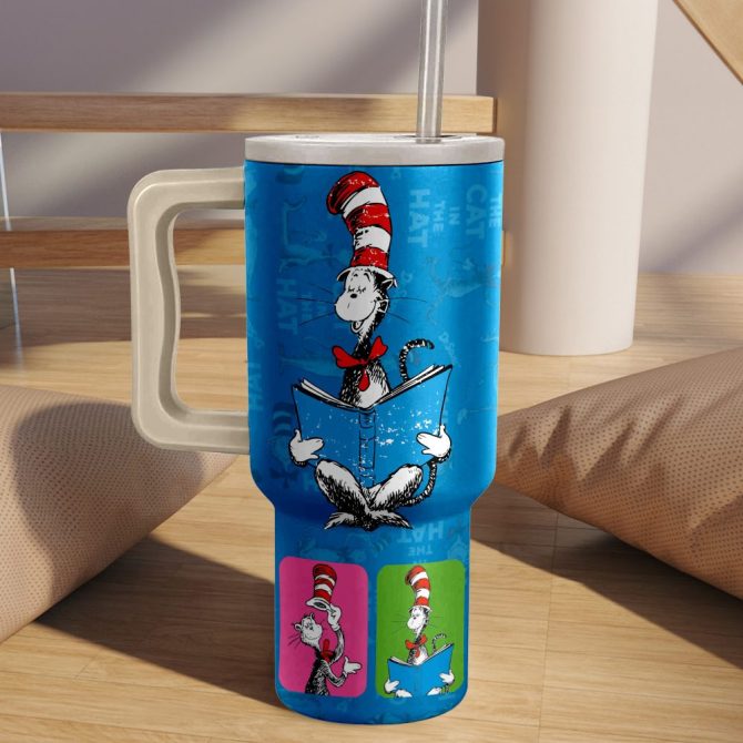 Beginner Books Tumbler 40Oz Custom Stanley Quencher 40Oz Stainless Steel - Image 3