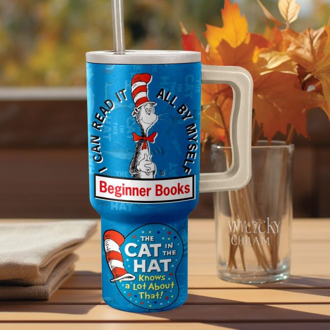 Beginner Books Tumbler 40Oz Custom Stanley Quencher 40Oz Stainless Steel - Image 2