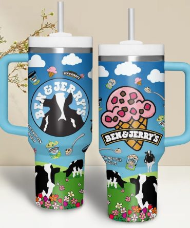 Ben #038; Jerry #8217;S Drinks Custom Stanley Quencher 40Oz Stainless Steel