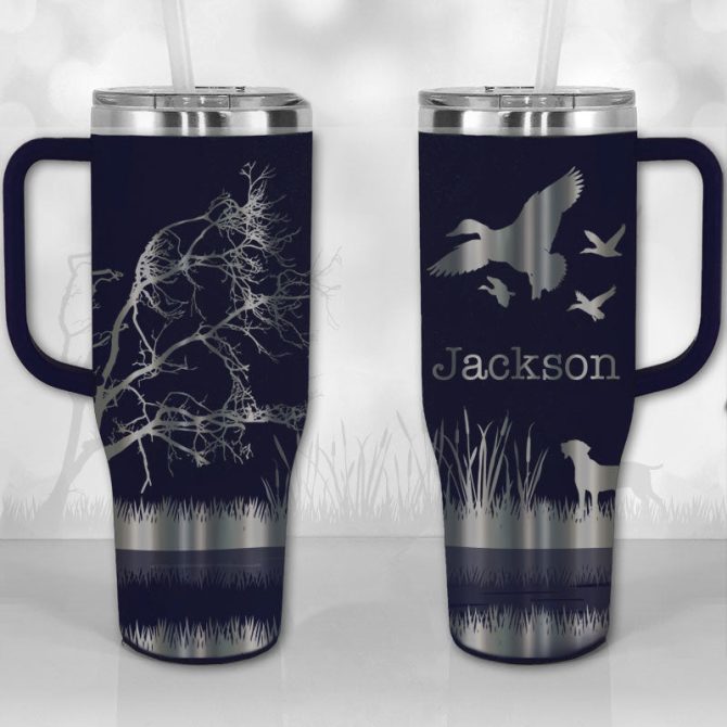 Best Duckin #8217; Dad Custom Stanley Quencher 40Oz Stainless Steel Tumbler
