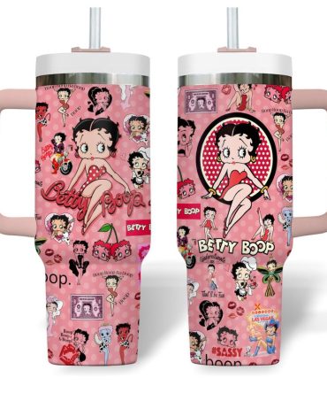 Betty Boop Music Custom Stanley Quencher 40Oz Stainless Steel Tumbler