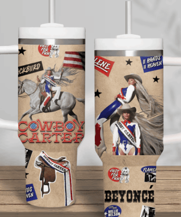 Beyoncã© Music Custom Stanley Quencher 40Oz Stainless Steel Tumbler