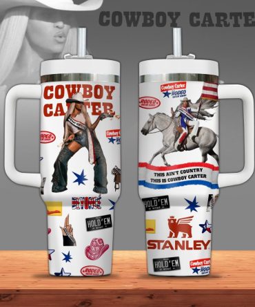 Beyoncé Music Custom Stanley Quencher 40Oz Stainless Steel Tumbler With Handle