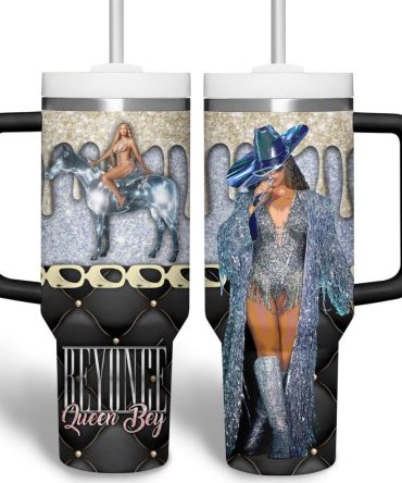 Beyonce Music Custom Stanley Quencher 40Oz Stainless Steel Tumbler