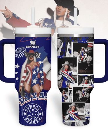 Beyonce Music Custom Stanley Quencher 40Oz Stainless Steel Tumbler With Handle