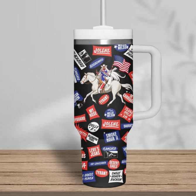 Beyonce Music Custom Stanley Quencher 40Oz Stainless Steel Tumbler With Handle - Image 2