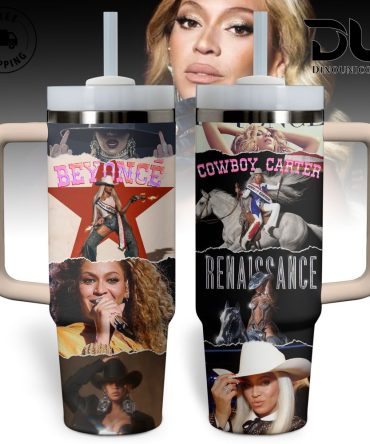 Beyonce Music Custom Stanley Quencher 40Oz Stainless Steel Tumbler With Handle