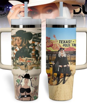 Beyonce Music Custom Stanley Quencher 40Oz Stainless Steel Tumbler With Handle