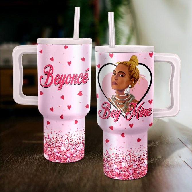 Beyonce Music Custom Stanley Quencher 40Oz Stainless Steel