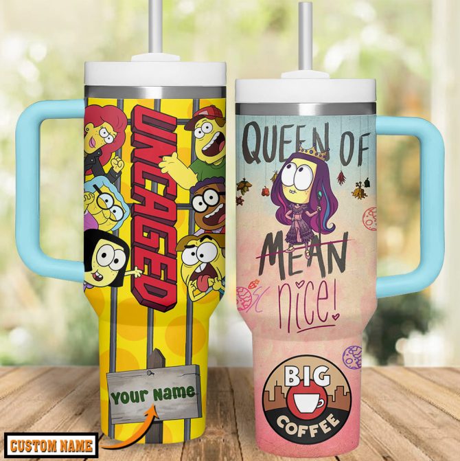 Big Coffee Big City Greens Tv Series Custom Stanley Quencher 40Oz Stainless Steel Tumbler - Image 4
