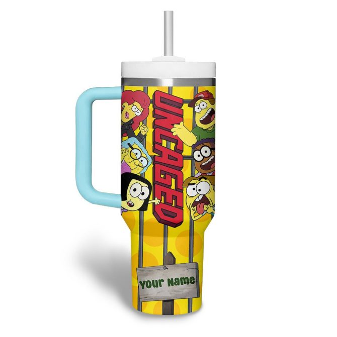 Big Coffee Big City Greens Tv Series Custom Stanley Quencher 40Oz Stainless Steel Tumbler - Image 2