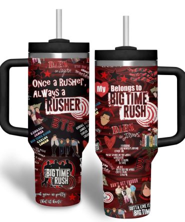 Big Time Rush Music Custom Stanley Quencher 40Oz Stainless Steel Tumbler