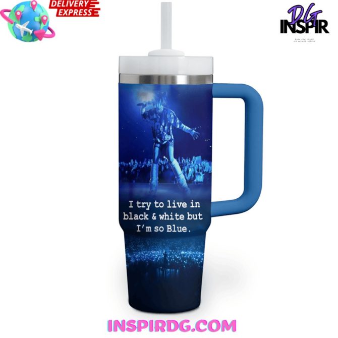 Billie Eilish Music Custom Stanley Quencher 40Oz Stainless Steel Tumbler - Image 4