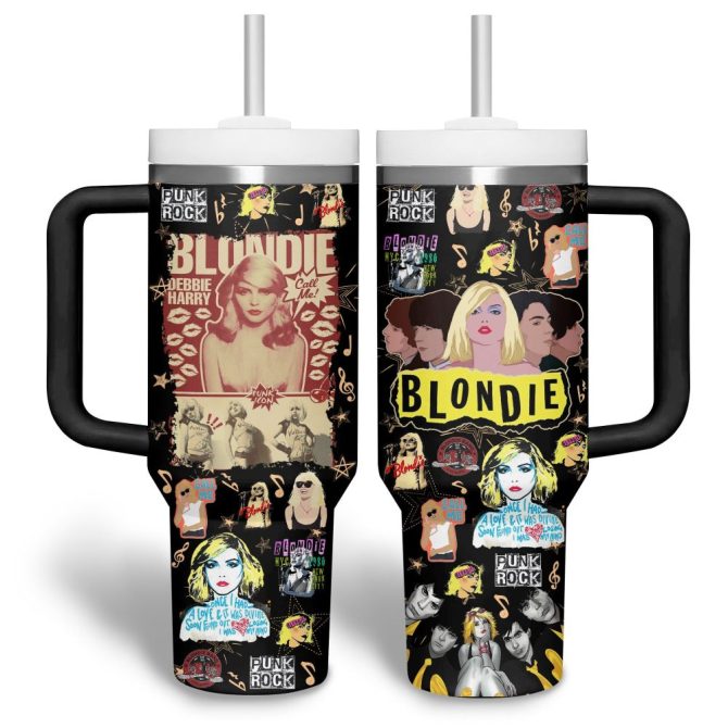 Billie Eilish Music Custom Stanley Quencher 40Oz Stainless Steel Tumbler With Handle - Image 2