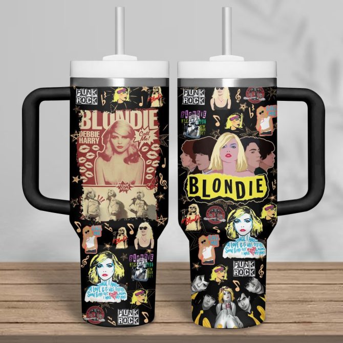 Billie Eilish Music Custom Stanley Quencher 40Oz Stainless Steel Tumbler With Handle - Image 3