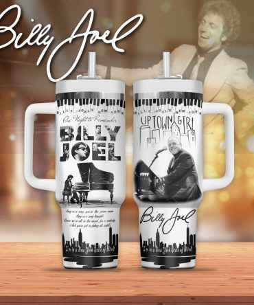 Billy Joel Music Custom Stanley Quencher 40Oz Stainless Steel Tumbler