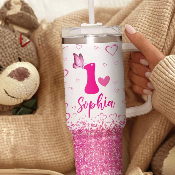 Birthday Girl Custom Stanley Quencher 40Oz Stainless Steel Tumbler - Image 2