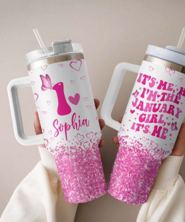 Birthday Girl Custom Stanley Quencher 40Oz Stainless Steel Tumbler