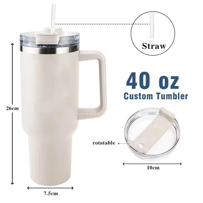 Black Mom Custom Stanley Quencher 40Oz Stainless Steel Tumbler - Image 6