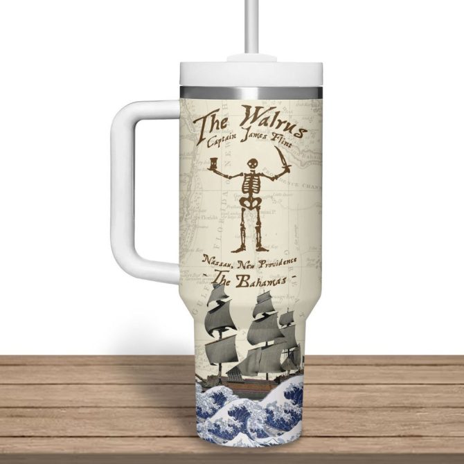 Black Sails Tv Series Custom Stanley Quencher 40Oz Stainless Steel Tumbler - Image 2