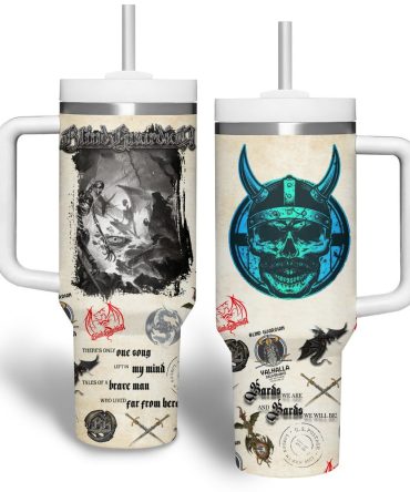 Blind Guardian Music Custom Stanley Quencher 40Oz Stainless Steel Tumbler