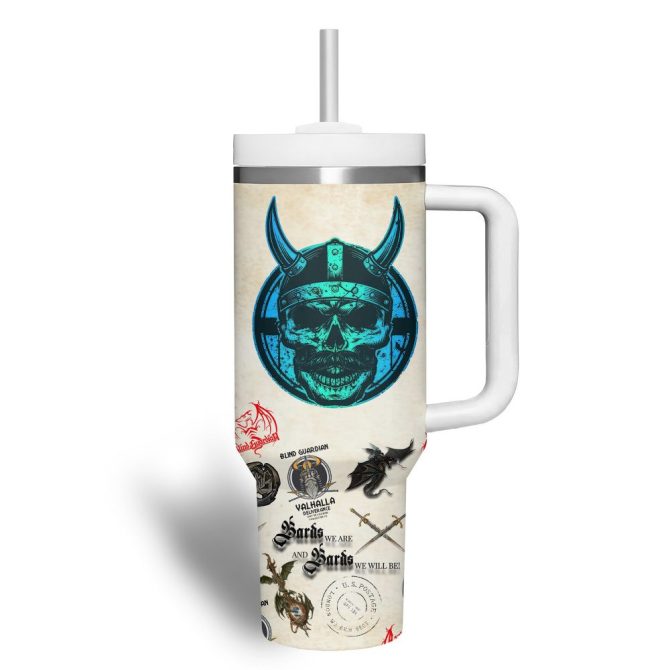 Blind Guardian Music Custom Stanley Quencher 40Oz Stainless Steel Tumbler - Image 2