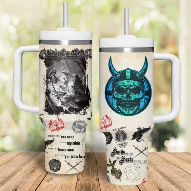 Blind Guardian Music Custom Stanley Quencher 40Oz Stainless Steel Tumbler - Image 4