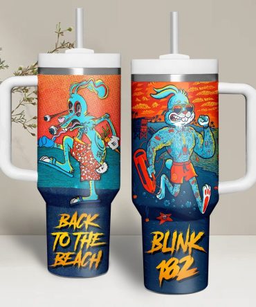 Blink-182 Music Custom Stanley Quencher 40Oz Stainless Steel