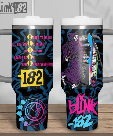 Blink-182 Music Custom Stanley Quencher 40Oz Stainless Steel