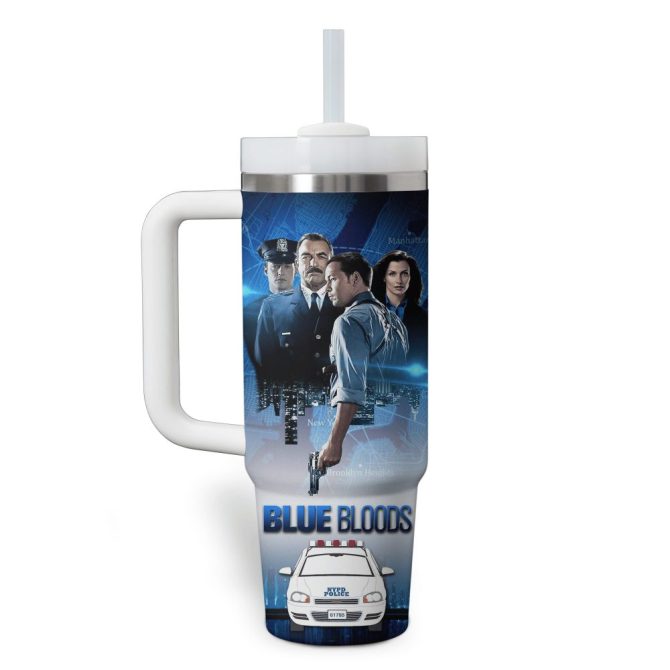 Blue Bloods Tv Series Custom Stanley Quencher 40Oz Stainless Steel - Image 2