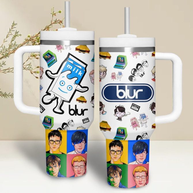 Blur Music Custom Stanley Quencher 40Oz Stainless Steel