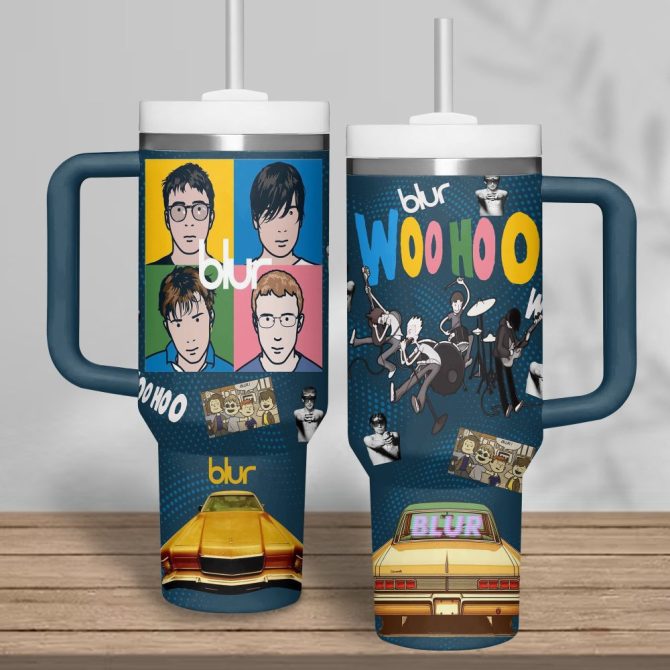 Blur Music Custom Stanley Quencher 40Oz Stainless Steel Tumbler