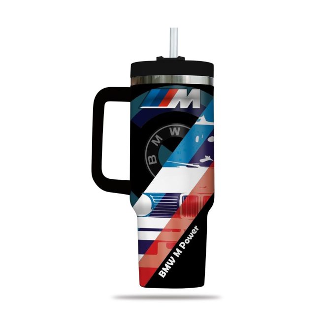 Bmw Car Custom Stanley Quencher 40Oz Stainless Steel Tumbler - Image 2